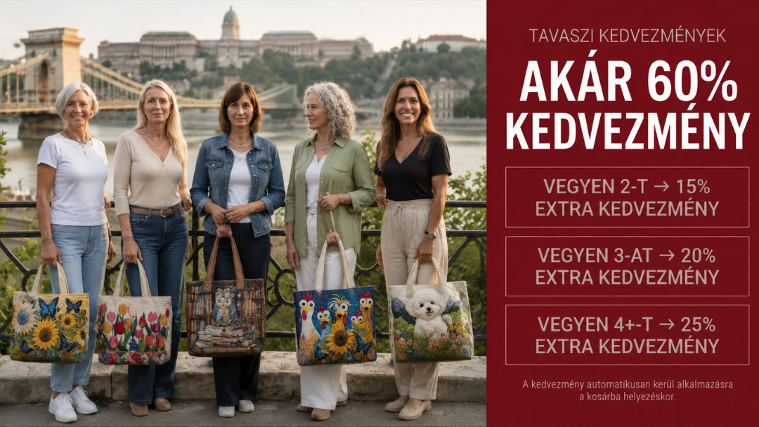 kézzel készített táska