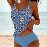 Madeleine | Vintage Virágmintás Tankini Szett