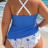 Danielle | Plus Size Kényelmes Nyári Tankini Szett