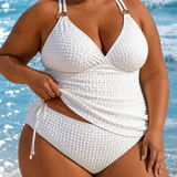Daisy | Nagyobb méretű texturált fürdőruha tankini szett