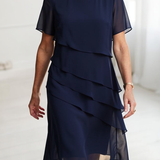 Juliette | Elegáns, lágy esésű ruha fodrokkal