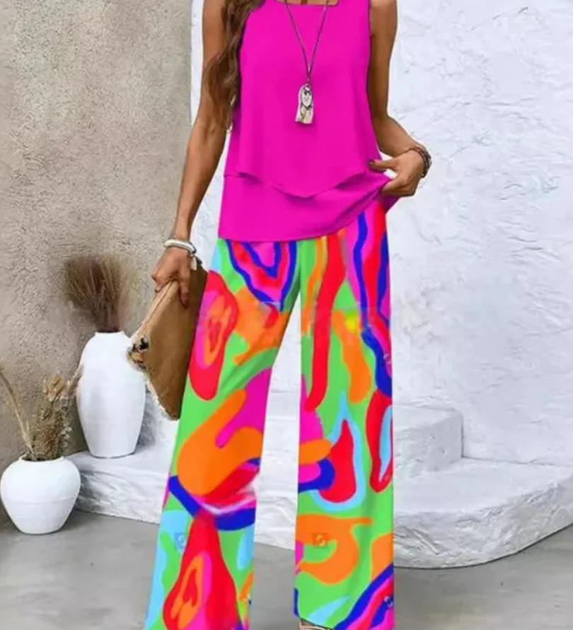 Ovelynra™ | Ujjatlan Felső és Széles Nadrág