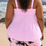 Edith - Plus Size Elegáns Tankini Rövidnadrág Szett