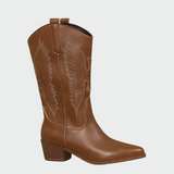 Julianna - Nyugati cowboy csizmák bőrből