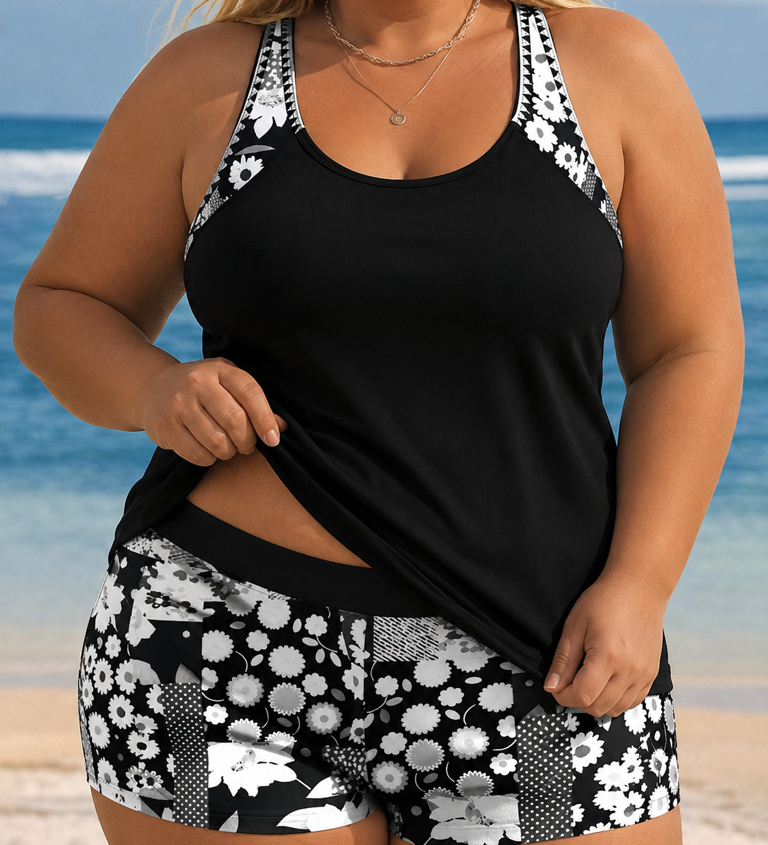 Nina | Plus Size Divatos Fürdőruha Szett