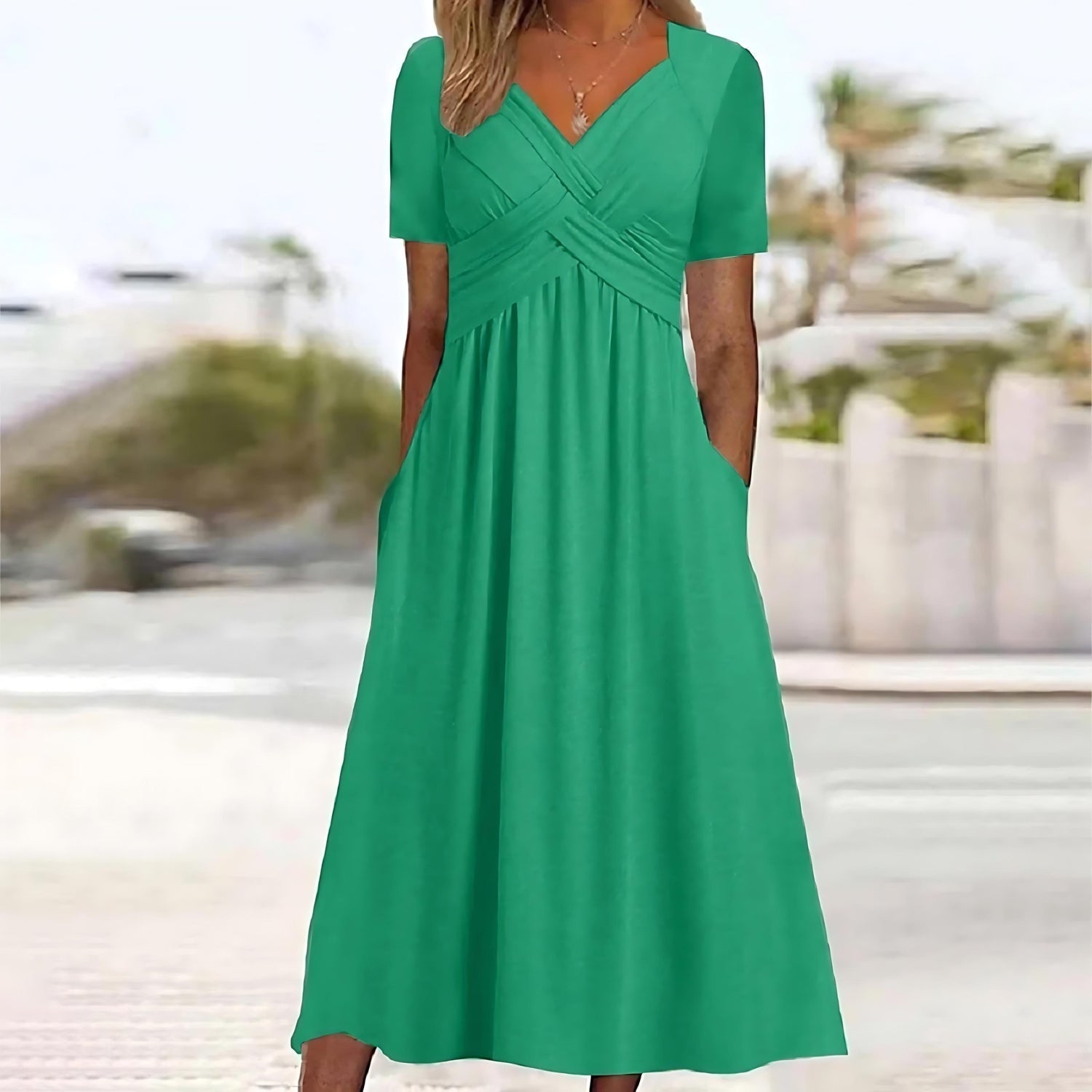 ISADORA | ELEGÁNS A-LINE MIDIKLEID