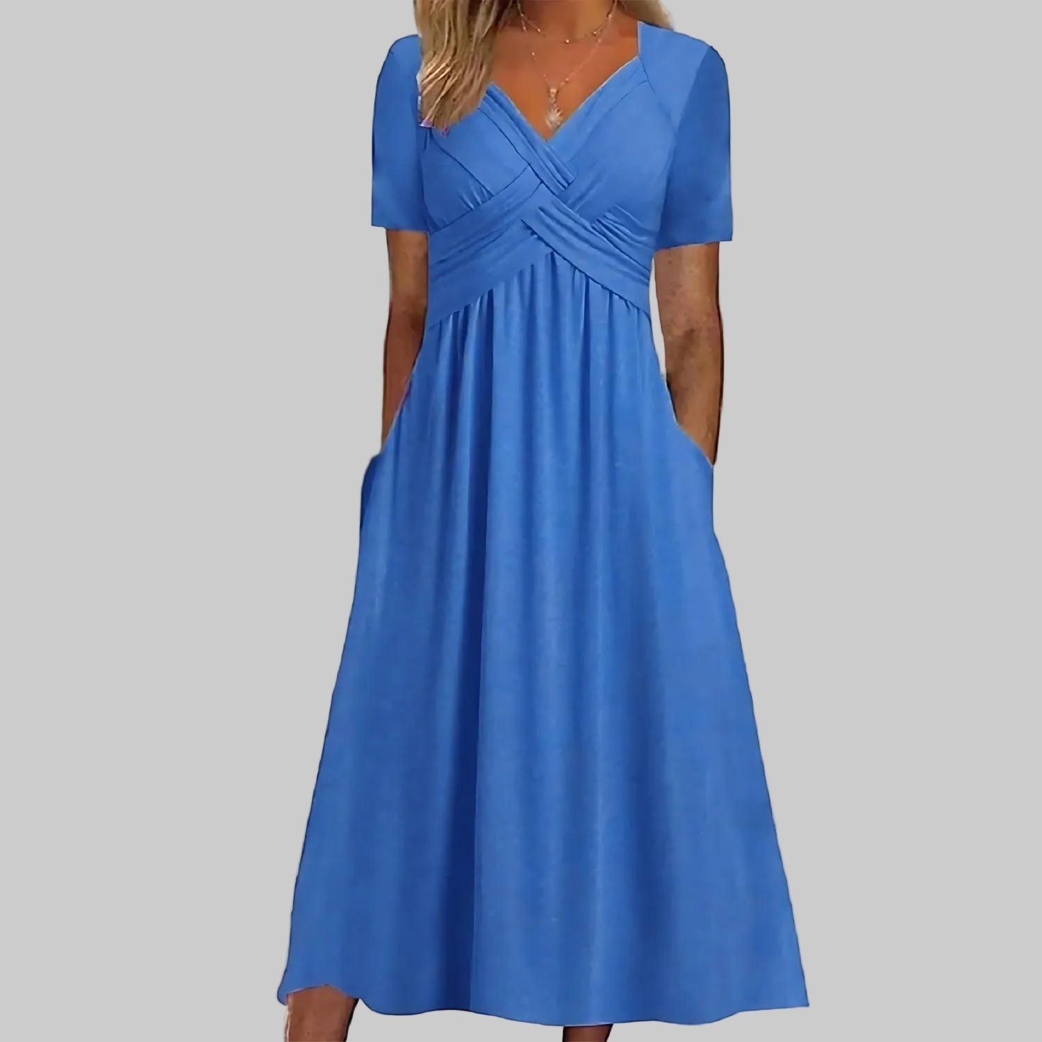 Isadora - Elegáns Midi Ruha