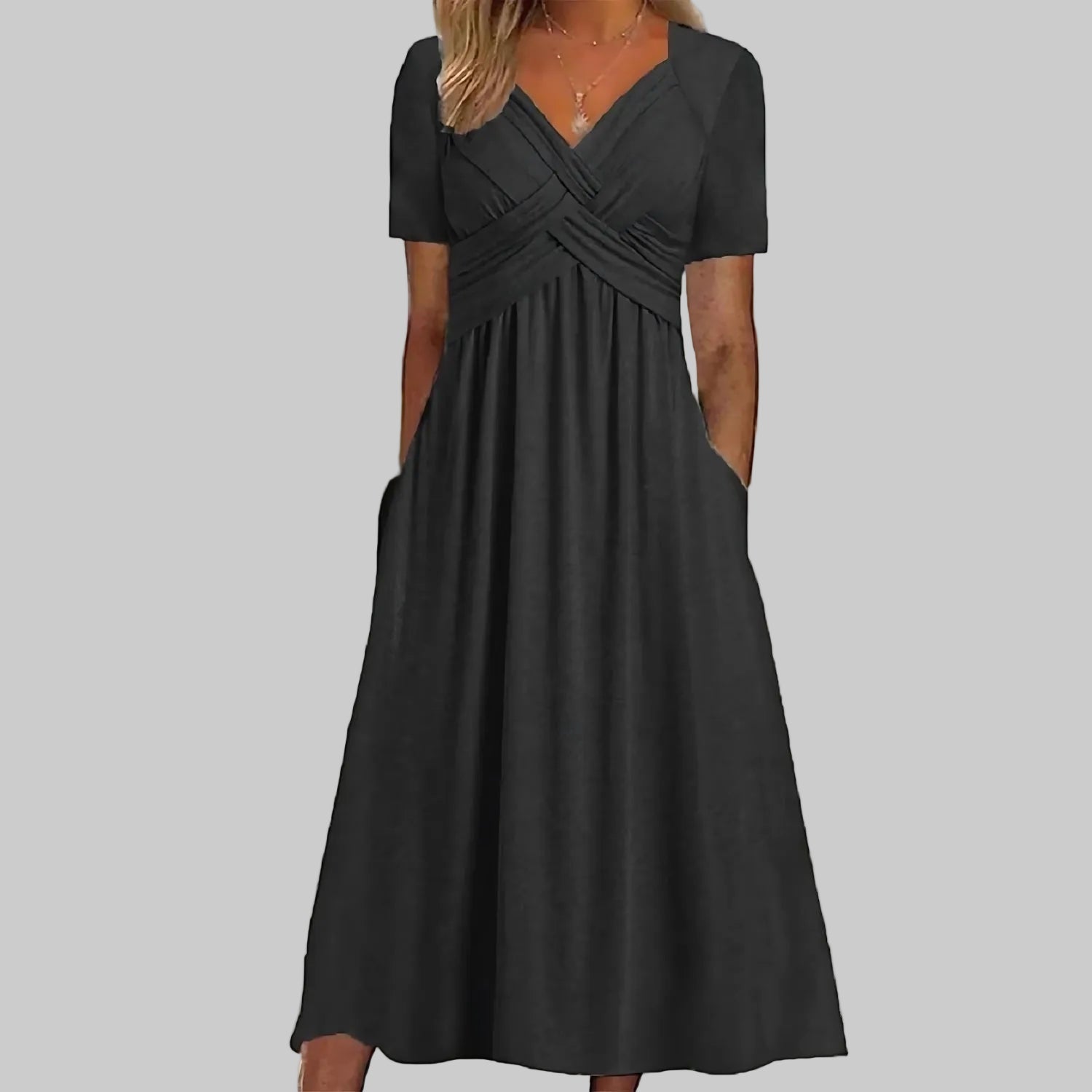 Isadora - Elegáns Midi Ruha