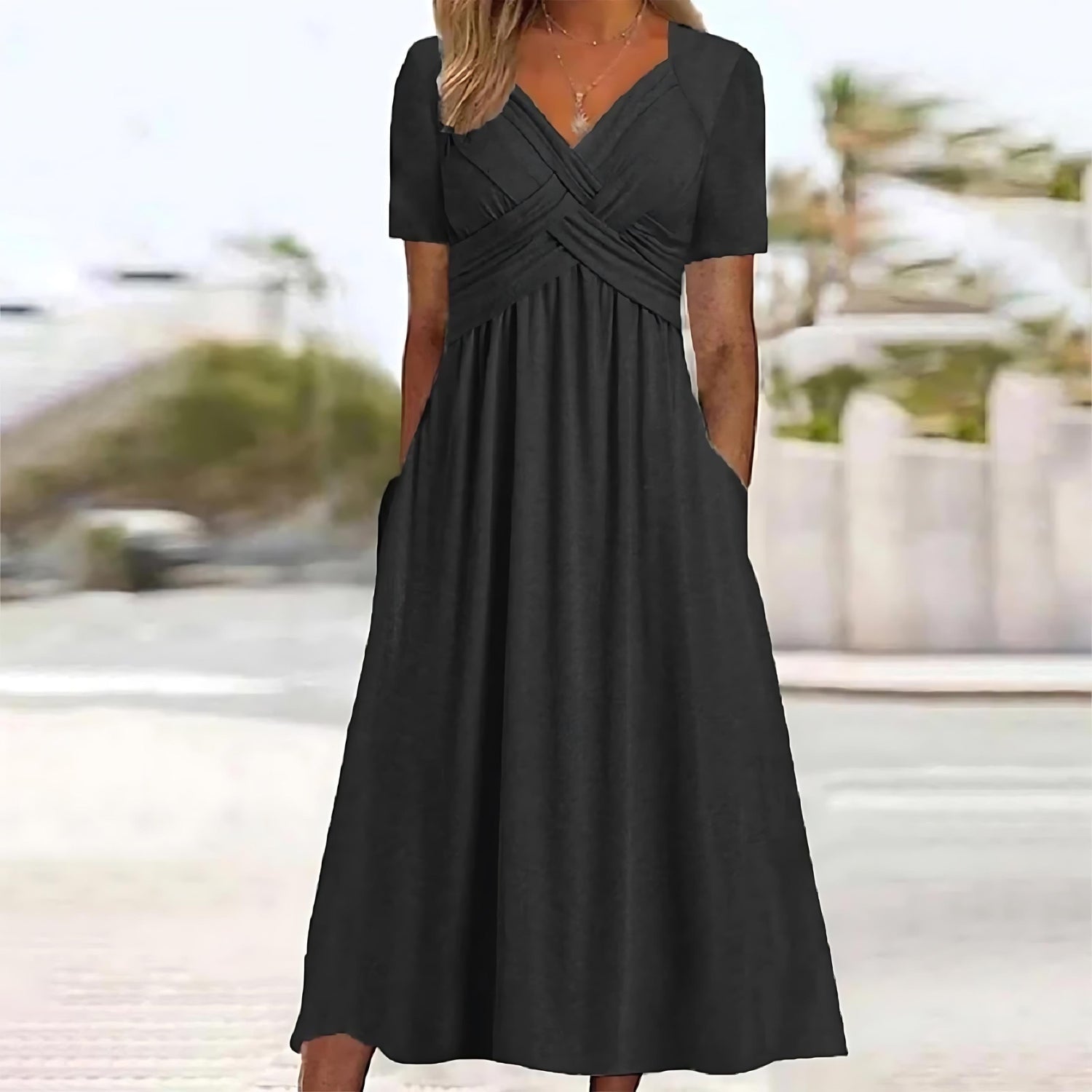 ISADORA | ELEGÁNS A-LINE MIDIKLEID