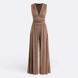 Piroska - Ujjatlan, Széles Szárú Elegáns Overall