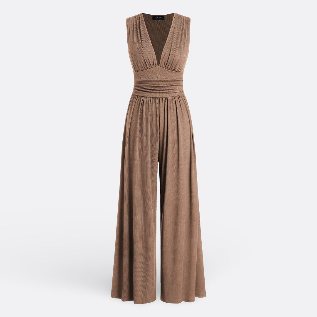 Csilla - Ujjatlan, Széles Lábú Elegáns Overall