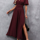Laura - Elegáns fekete maxi ruha