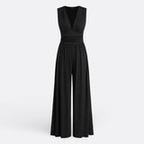 Csilla - Ujjatlan, Széles Lábú Elegáns Overall