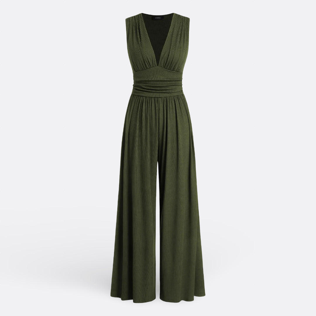 Piroska - Ujjatlan, Széles Szárú Elegáns Overall