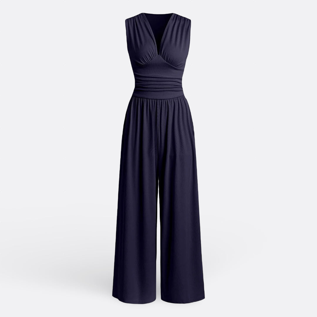 Csilla - Ujjatlan, Széles Lábú Elegáns Overall