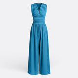 Csilla - Ujjatlan, Széles Lábú Elegáns Overall