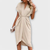 Serena – Elegáns és kényelmes midi wrap ruha