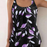 Madeline | Éjféli Virág Tankini Szett