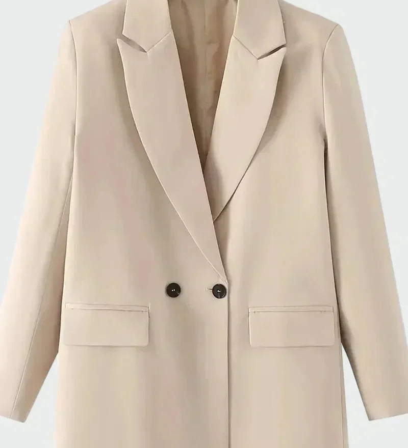 Krisztina - Oversized kabát modern vonallal
