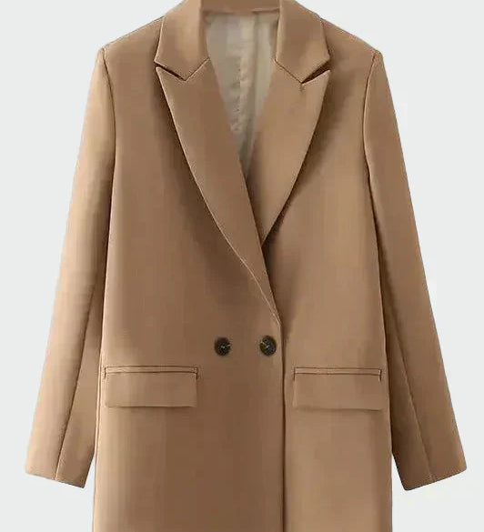 Krisztina - Oversized kabát modern vonallal