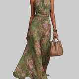Sophie – Elegáns Virágos Maxi Ruha