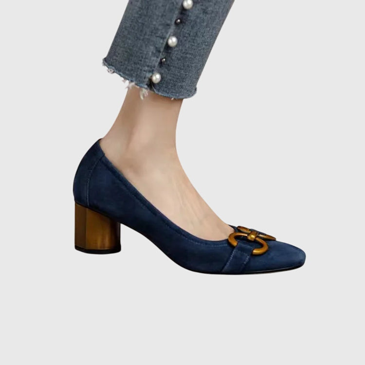 Viktória – Elegáns Csatos Ballarina Cipő