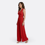 Csilla - Ujjatlan, Széles Lábú Elegáns Overall