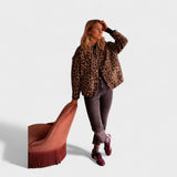 Zsófia - Modern leopárdmintás kabát