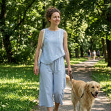 Hanna | Könnyű csíkos női szett
